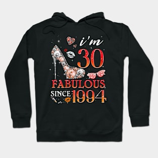 Womens Womens Chapter 30 Fabulous Since 1994 30Th Birthday Hoodie